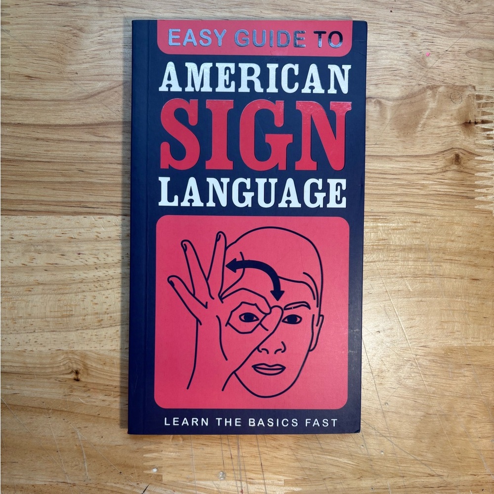 American Sign Language Paperback Guide Book